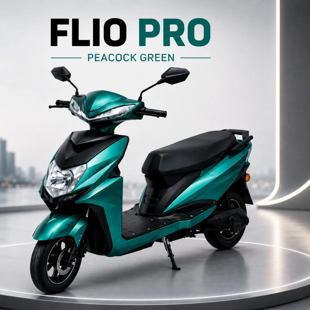 Ozotec Flio Pro மின்சார பைக் – பச்சை நிறம்; வழங்கப்பட்ட தயாரிப்பு படம்